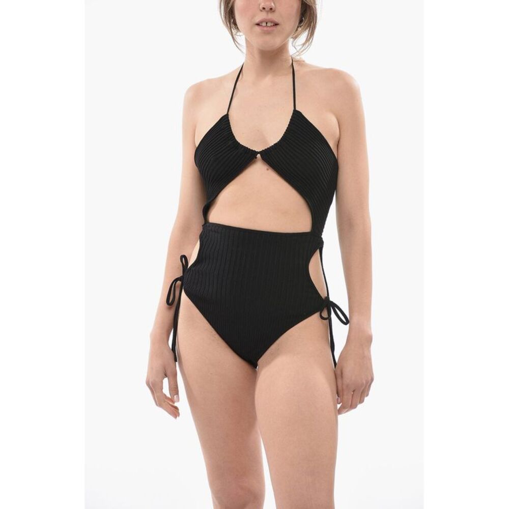 Off-the-Shoulder Bodysuit with Cut-Out Detail on Back